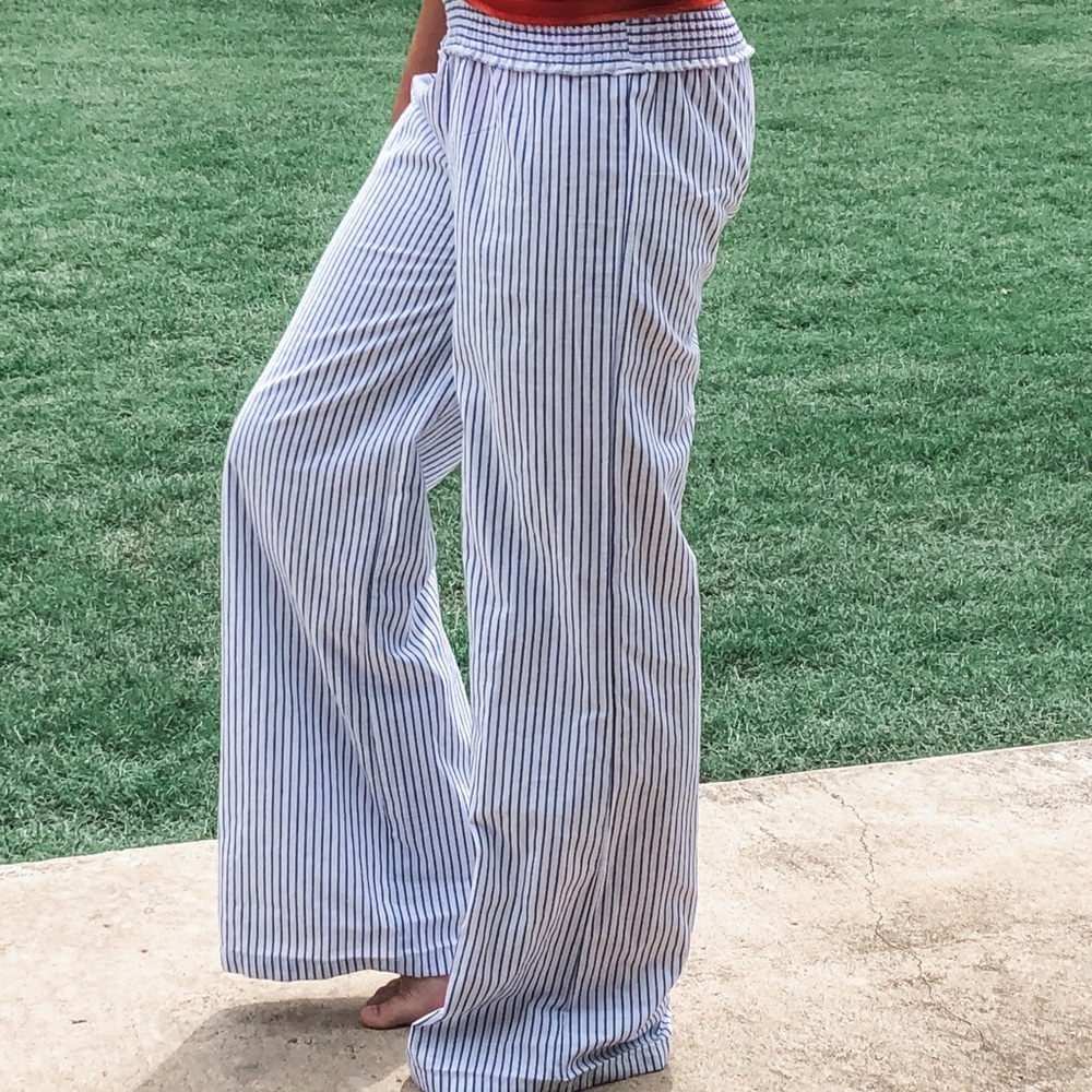 Stripe trouser pants